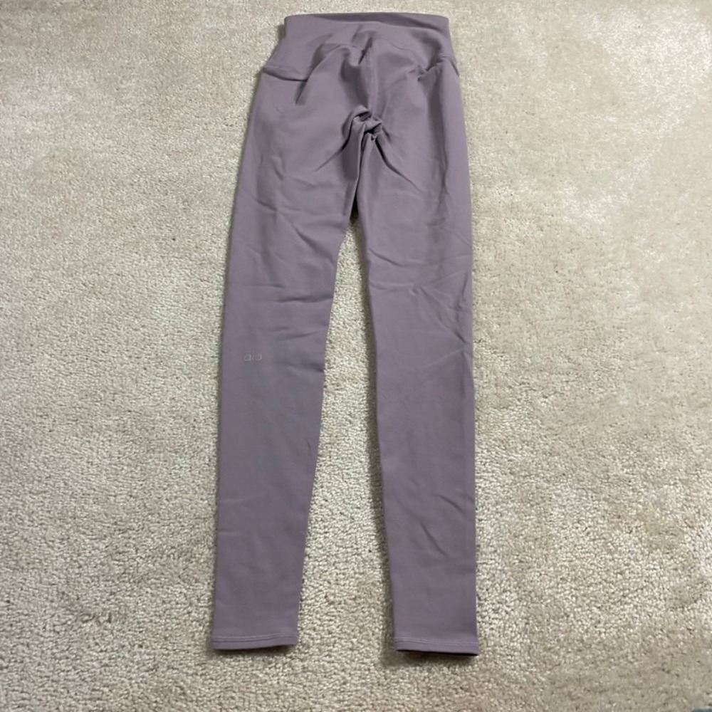 Alo Yoga Leggings Womens XXS High Waist Airbrush Purple RN87370